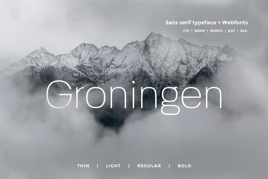 Groningen Regular Font preview